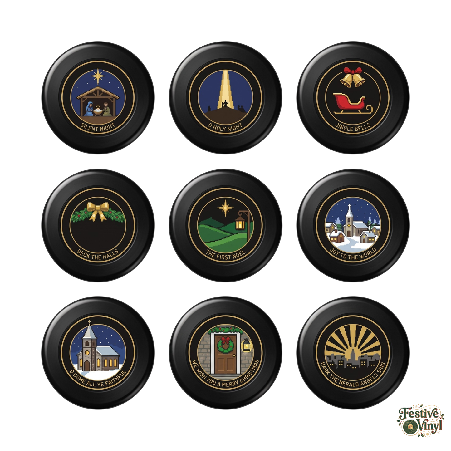 FestiveVinyl™ The 9-Song Holiday Set