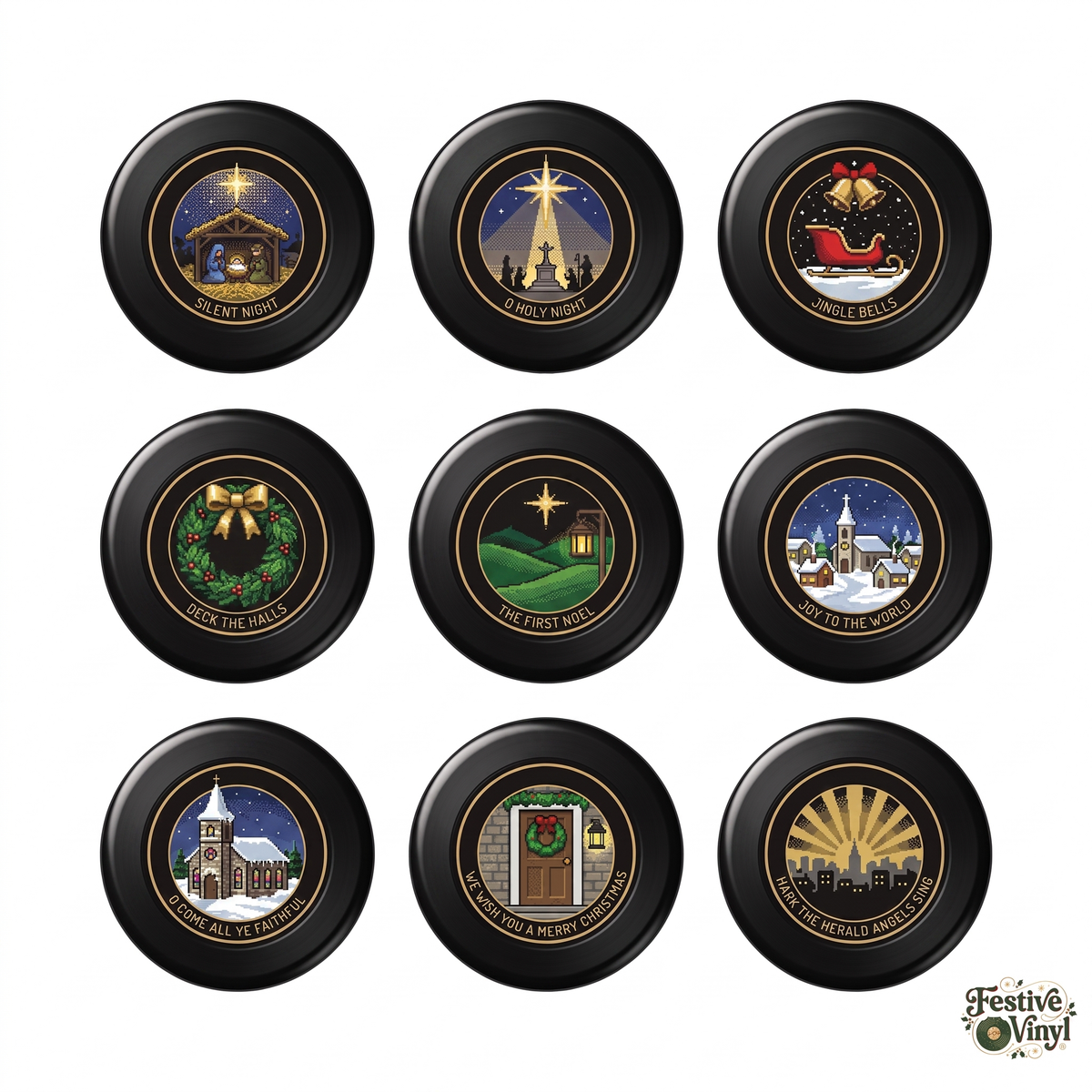 FestiveVinyl™ The 9-Song Holiday Set